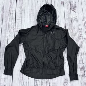 Nike Windrunner Women’s M Black Track Town Olympic Rings Hooded Jacket